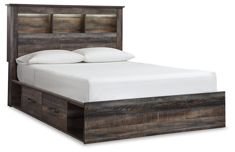 Drystan Bookcase Bed With 2 Storage Drawers