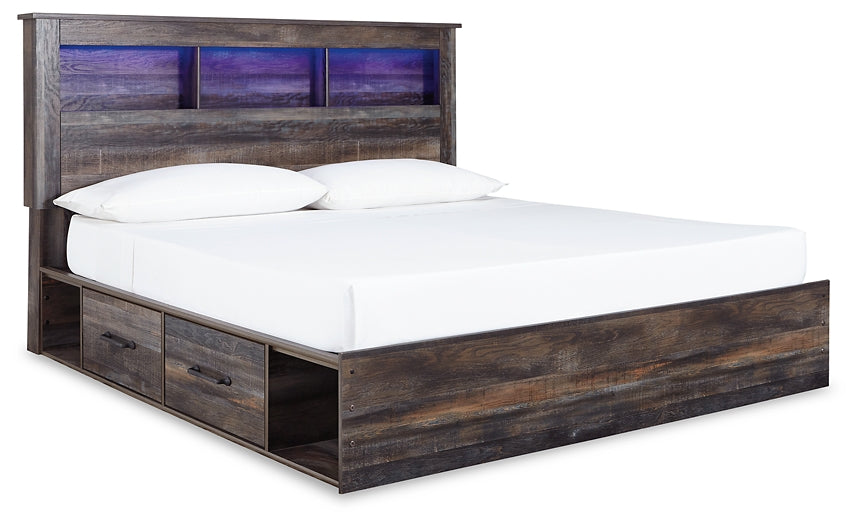 Drystan Bookcase Bed With 2 Storage Drawers
