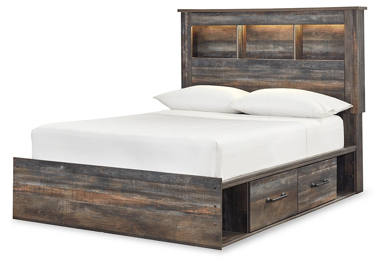 Drystan Bookcase Bed With 2 Storage Drawers