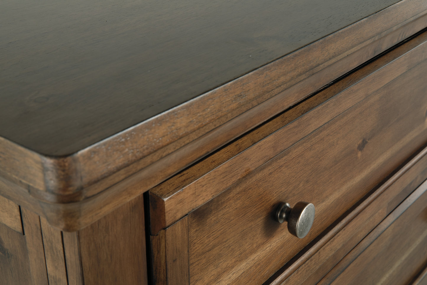 Flynnter Sleigh Bed With 2 Storage Drawers With Mirrored Dresser, Chest And Nightstand